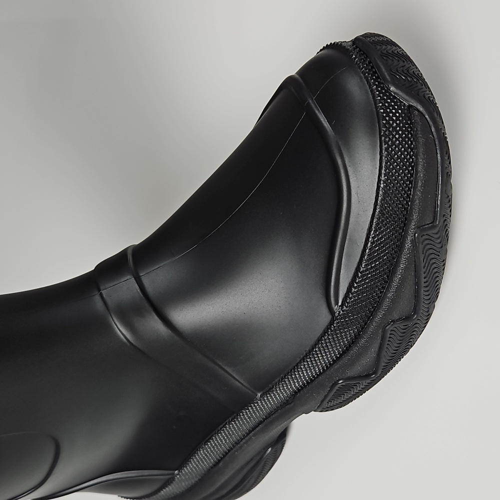 BASS OUTDOOR Black Rubber Field Rain Boot Knee High Boot Muck Boot - Picture 6 of 11